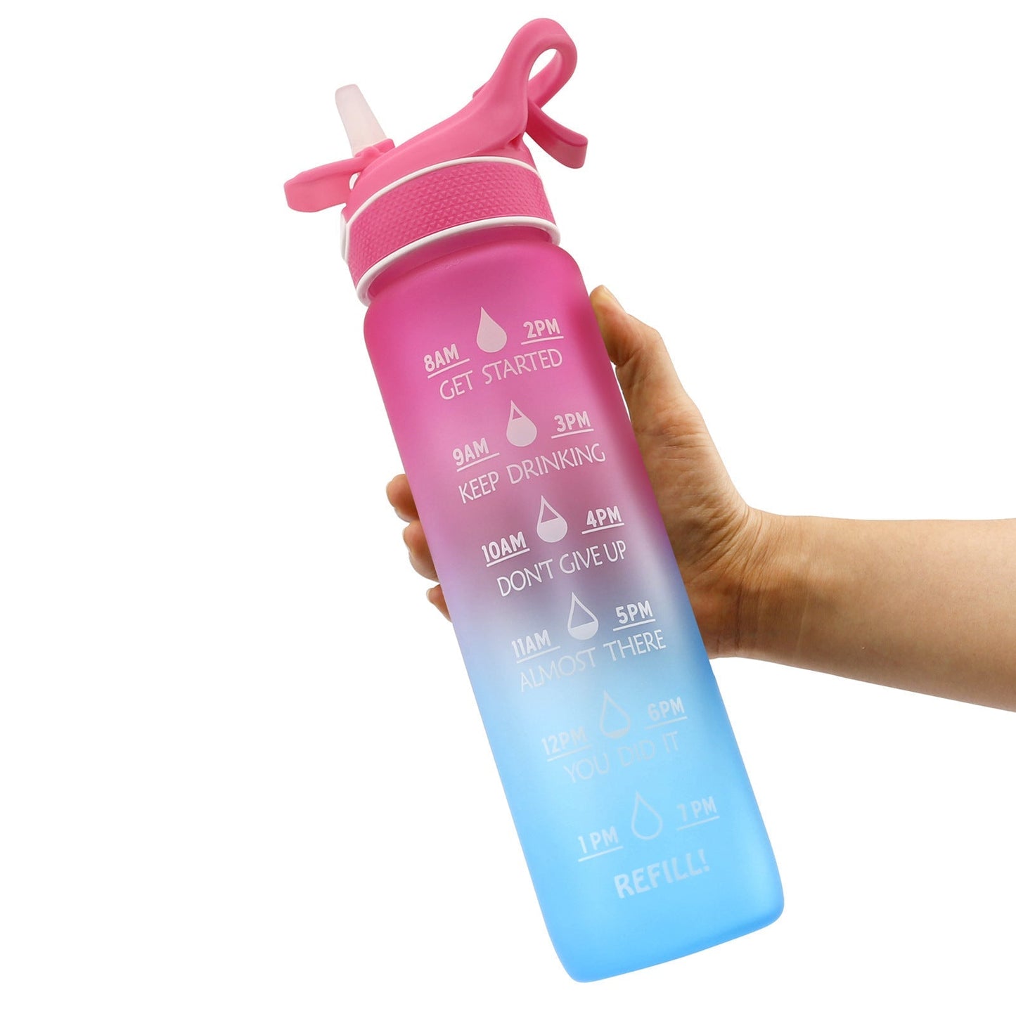 Water Bottle Pink/Blue