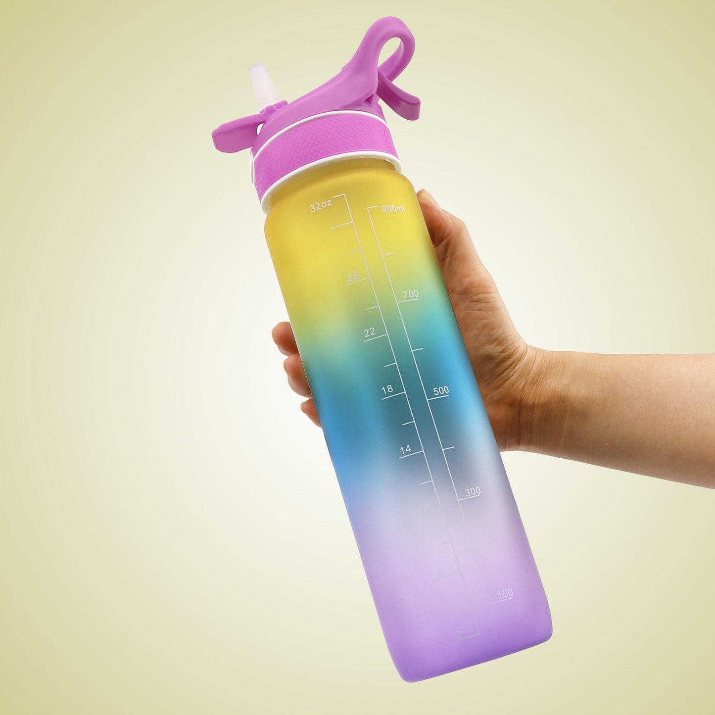 Water Bottle Yellow/Blue/Purple