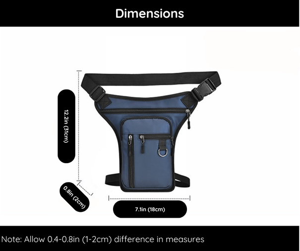 Leg Bag Dimensions