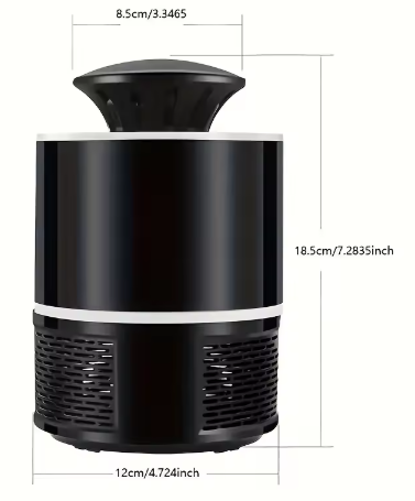 Effective Mosquito Killer Lamp - UV LED Insect Zapper with Silent Operation for Indoor & Outdoor Use