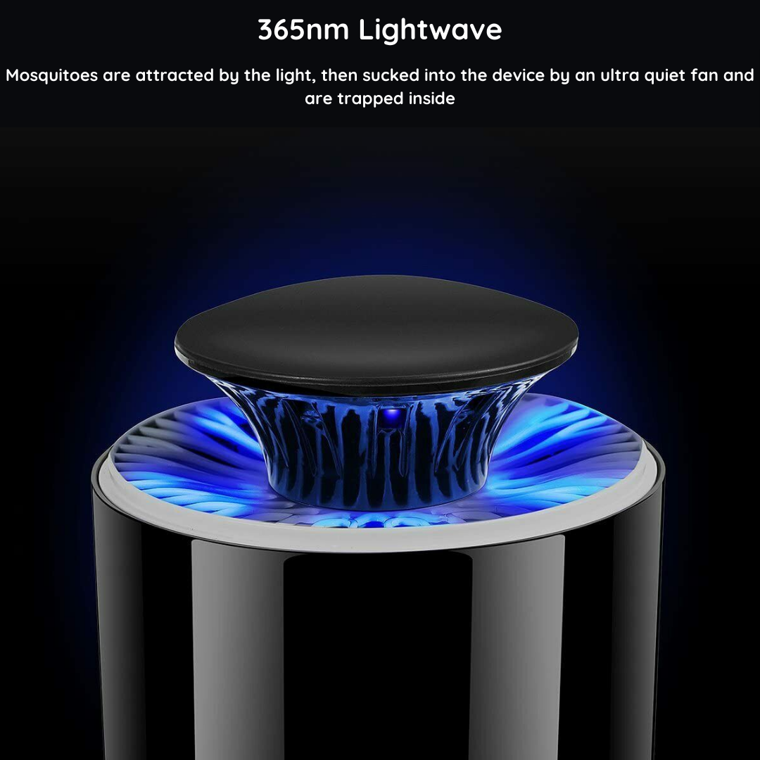 Effective Mosquito Killer Lamp - UV LED Insect Zapper with Silent Operation for Indoor & Outdoor Use