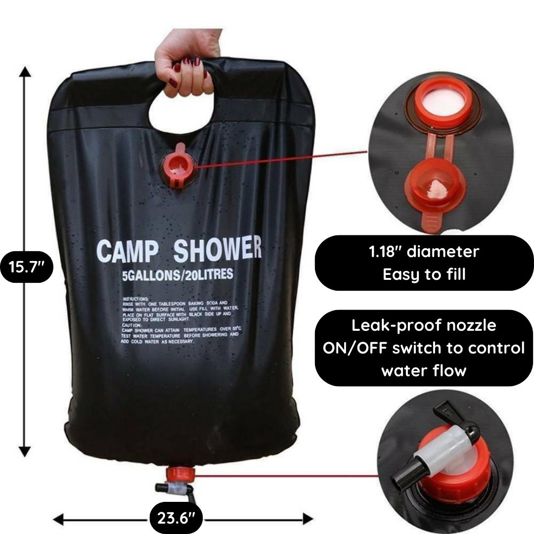 Portable Camp Shower Size