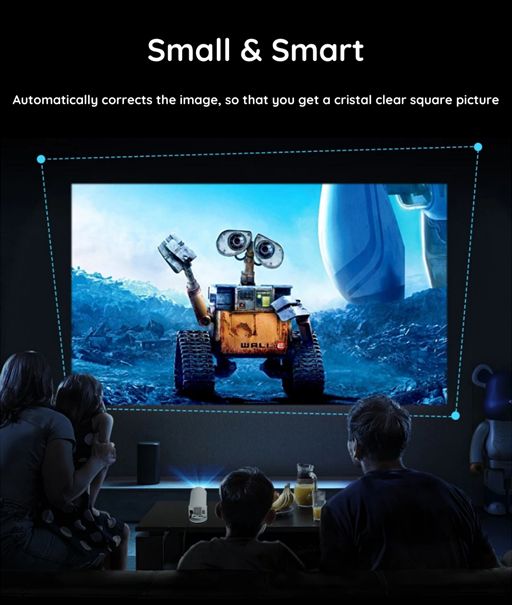 Portable Projector adjusting