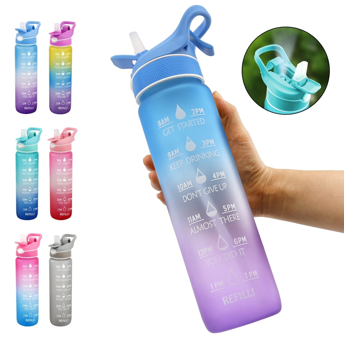 Water Bottle Blue/Purple