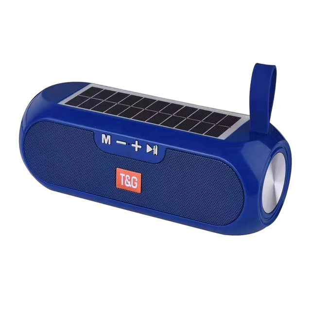 Solar Bluetooth Speaker Blue