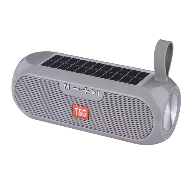 Solar Bluetooth Speaker Gray