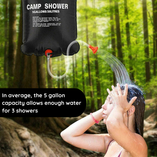 Portable Camp Shower Average consumption